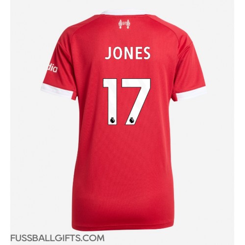 Liverpool Curtis Jones #17 Fußballbekleidung Heimtrikot Damen 2025-26 Kurzarm